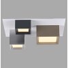 Manhattan Plafonnier Luminaires Paul Neuhaus LED Gris, 1 lumière, Télécommandes