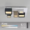 Manhattan Plafonnier Luminaires Paul Neuhaus LED Gris, 1 lumière, Télécommandes