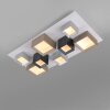 Manhattan Plafonnier Luminaires Paul Neuhaus LED Gris, 1 lumière, Télécommandes