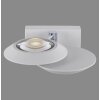 Oculis Applique murale Luminaires Paul Neuhaus LED Blanc, 2 lumières