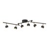 JARIK Plafonnier Luminaires Leuchten Direkt LED Noir, 7 lumières