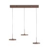 PLATA Suspension Luminaires Leuchten Direkt LED Sable, 3 lumières