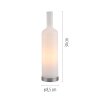 BOTTLE Lampe à poser Luminaires Leuchten Direkt LED Argenté, 1 lumière