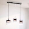 ELIO Suspension Luminaires Leuchten Direkt LED Noir, 3 lumières
