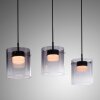 ELIO Suspension Luminaires Leuchten Direkt LED Noir, 3 lumières