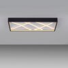 MIKADO Plafonnier Luminaires Leuchten Direkt LED Noir, 1 lumière