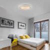 LAGO Plafonnier Luminaires Leuchten Direkt LED Blanc, 1 lumière, Télécommandes