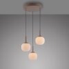 NAMI Suspension Luminaires Leuchten Direkt LED Sable, 3 lumières