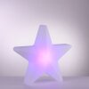 STAR Lampe à poser Luminaires Leuchten Direkt LED Blanc, 1 lumière, Télécommandes, Changeur de couleurs