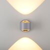 AKKU-CHIA Applique murale Luminaires Leuchten Direkt LED Argenté, 2 lumières, Télécommandes