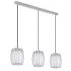 Maribel Suspension Luminaires Globo Lighting Chrome, 3 lumières