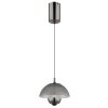 Bernie Suspension Luminaires Globo Lighting LED Chrome, Noir, 1 lumière, Détecteur de mouvement