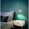 Bernie Suspension Luminaires Globo Lighting LED Chrome, Noir, 1 lumière, Détecteur de mouvement