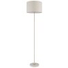 Deleon Lampadaire Luminaires Globo Lighting Chrome, Jaune, Sable, 1 lumière