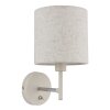 Deleon Applique murale Luminaires Globo Lighting Chrome, Sable, 1 lumière