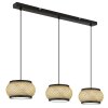 Bambora Suspension Luminaires Globo Lighting LED Noir, 1 lumière