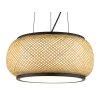 Bambora Suspension Luminaires Globo Lighting LED Noir, 1 lumière