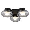 Carlene Plafonnier Luminaires Globo Lighting LED Noir, 1 lumière