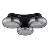 Carlene Plafonnier Luminaires Globo Lighting LED Noir, 1 lumière