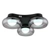 Carlene Plafonnier Luminaires Globo Lighting LED Noir, 1 lumière