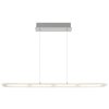 Novak Suspension Luminaires Globo Lighting LED Nickel mat, 1 lumière