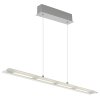 Novak Suspension Luminaires Globo Lighting LED Nickel mat, 1 lumière