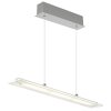 Novak Suspension Luminaires Globo Lighting LED Nickel mat, 1 lumière
