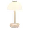 Uldin Lampe à poser Luminaires Globo Lighting LED Sable, Blanc, 1 lumière