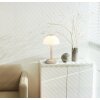 Uldin Lampe à poser Luminaires Globo Lighting LED Sable, Blanc, 1 lumière