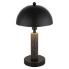 Lampe Champignon  Janie Lampe à poser Luminaires Globo Lighting Noir, 1 lumière