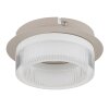 Zara Plafonnier Luminaires Globo Lighting LED Sable, Blanc, 1 lumière