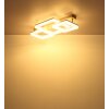 Zara Plafonnier Luminaires Globo Lighting LED Sable, Blanc, 1 lumière