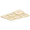 Mosaiko Plafonnier Luminaires Globo Lighting LED Sable, Blanc, 1 lumière, Télécommandes