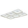 Mosaiko Plafonnier Luminaires Globo Lighting LED Sable, Blanc, 1 lumière, Télécommandes