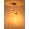 Walton Suspension Luminaires Globo Lighting Brun, 3 lumières