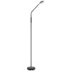 Silvio Lampadaire Luminaires Globo Lighting LED Noir, 1 lumière