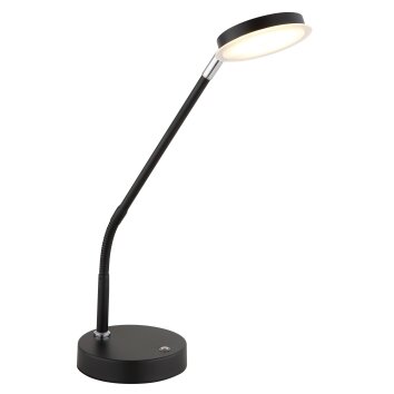 Silvio Lampe à poser Luminaires Globo Lighting LED Noir, 1 lumière