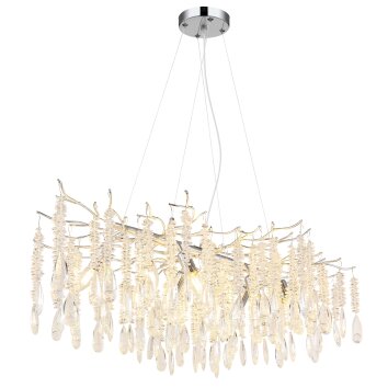 Kinga Lustre Luminaires Globo Lighting Argenté, 10 lumières