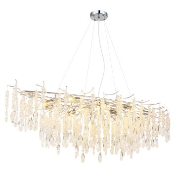 Kinga Lustre Luminaires Globo Lighting Argenté, 14 lumières