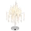 Kinga Lampe à poser Luminaires Globo Lighting Argenté, 4 lumières