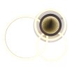 Randell Plafonnier Luminaires Globo Lighting LED Brun, Blanc, 1 lumière