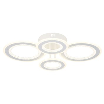 Anthony Plafonnier Luminaires Globo Lighting LED Blanc, 1 lumière