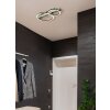 Norberto Plafonnier Luminaires Globo Lighting LED Noir, Argenté, 1 lumière