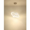 Laurel Suspension Luminaires Globo Lighting LED Chrome, 1 lumière, Télécommandes