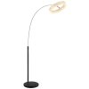 Laurel Lampadaire Luminaires Globo Lighting LED Noir, 1 lumière