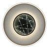 Mirrora Plafonnier Luminaires Globo Lighting LED Chrome, Noir, Argenté, 1 lumière