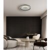 Mirrora Plafonnier Luminaires Globo Lighting LED Chrome, Noir, Argenté, 1 lumière