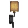 Zamora Applique murale Luminaires Globo Lighting Noir, 1 lumière