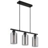 Hadera Suspension Luminaires Globo Lighting Noir, 3 lumières