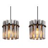 Daren Suspension Luminaires Globo Lighting Noir, 3 lumières